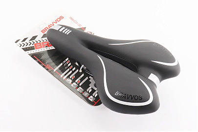 Сиденье MTB 270x160мм, чёрно-белое YF-1034