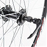 Колесо 26" заднее V-brake, обод и втулка 14Gx36H алюминиевые, пром-подшипники 6200 2RS, под вольнобег, крепл. эксцентрик, RACE26