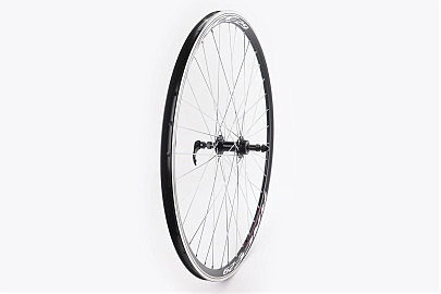 Колесо 29" заднее V-brake, обод и втулка 14Gx36H алюминиевые, пром-подшипники 6200 2RS, под вольнобег, крепл. эксцентрик, RACE29