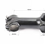 Вынос руля MTB 28,6x25,4х100мм (6°), алюминиевый, чёрный YL-121