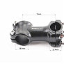 Вынос руля MTB 28,6x25,4х70мм, алюминиевый, чёрный AS-601