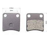 Тормозные колодки (дисковые) Honda DI050/Tact 50; DAELIM GZ50; SYM- Orbit 50; KYMCO- MXU 400 к-кт 2шт