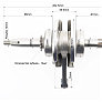 Коленвал в сборе 110cc-Active