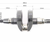 Коленвал 186FA ZUBR-WT (Dшейки-42mm, H-120mm) под шлиц