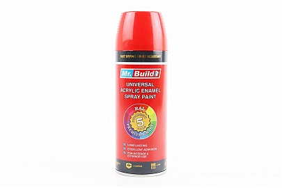 Краска акриловая №04 "КРАСНЫЙ ГЛЯНЦЕВЫЙ", Аэрозоль 400ml