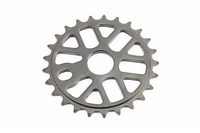 Звезда передняя BMX 25Т 1/2"x1/8", алюминиевая, чёрная KL-C217