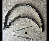 Крылья   велосипедные   (железные, комплект перед+ зад,  STEEL, хром, под 28 обод) Индия VERE