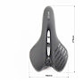 Сиденье MTB 270x160мм, чёрное "GEL" SD-523