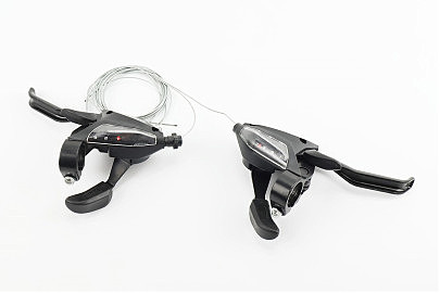 Переключатели (моноблок) 3x7 скоростей, чёрные SL-12