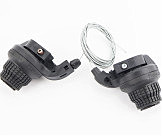 Переключатели (грипшифт) 3x7 скоростей, чёрные SL-RS 35 Не оригинал