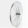 Колесо 26" переднее V-brake, обод "капля" алюминиевый, втулка 14Gx36H, серое крепл. гайка, "GRAVITY"