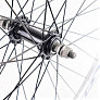 Колесо 26" переднее V-brake, обод "капля" алюминиевый, втулка 14Gx36H, серое крепл. гайка, "GRAVITY"
