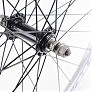 Колесо 26" переднее V-brake, обод "капля" алюминиевый, втулка 14Gx36H, серое крепл. гайка, "GRAVITY"