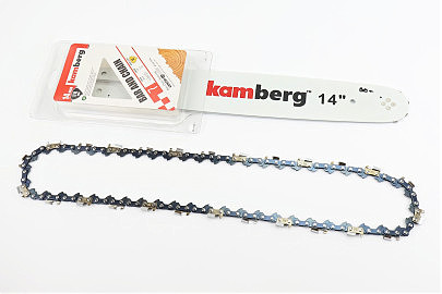 Шина 14"-1,3mm 3/8" 52зв L-42см + цепь 3/8"-1,3mm-52зв. квад. зуб, на блистере