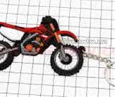 Брелок   резиновый  MOTOCROSS OSA