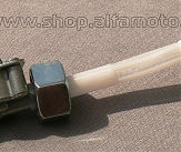 Кран топливный Alpha (гайка ?14mm, штуцер 90*) VDK