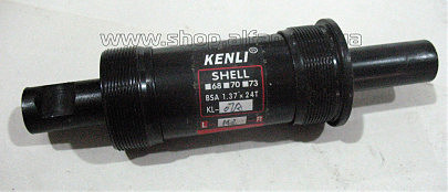 Каретка велосипедная неразборная (клин) (L-142mm)
