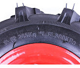 Колесо 4,00-8 ТТ м/б (в сборе) (под 4 болта, 4,85 кг) AMG