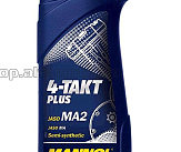Масло 4T, 1л (SAE 10W-40, полусинтетика, 4-Takt Plus API SL) MANNOL VDKI