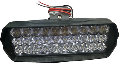 Фара дополнительного света LED  L309-55W ghzvjrenyf 64*190*36mm FLOOD 12V DC 1,5W 30шт. 6000К IP67 4500 Lm VDK