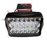 Фара дополнительного света LED  L37-31,5W прямокутна 80*125*52мм FLOOD 12V DC 1,5W 21шт. 6000К IP67 3100 Lm VDK