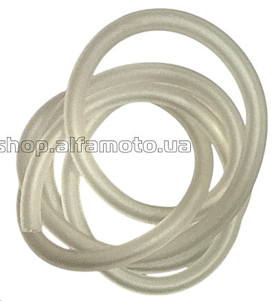 Шланг топливный   ?4mm, 1 метр   (силиконовый, прозрачный) VDK