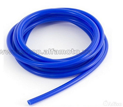 Шланг топливный   ?5mm, 1 метр   (силиконовый, синий) VDK