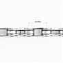 Цепь приводная 1/2х11/128х116L 9 скоростей, серебристая X9 EPT