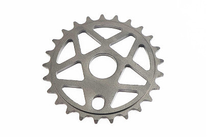 Звезда передняя BMX 25Т 1/2"x1/8", алюминиевая, чёрная KL-C215
