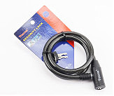 Замок противоугонный тросовый 900х10мм под ключ, TY414