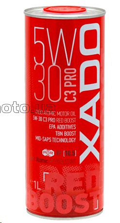Масло   автомобильное, 1л   (5W-30,  C3 Pro)   Red Boost ХАДО