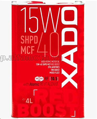 Масло   4T, 4л   (15W-40 SHPD MCF Red Boos) ХАДО