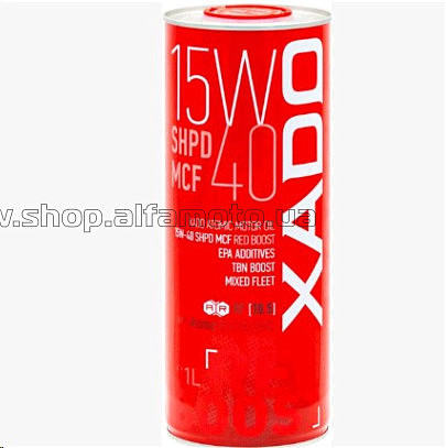 Масло   4T, 1л   (15W-40 SHPD MCF Red Boos) ХАДО-2