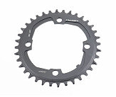 Звезда передняя MTB Narrow Wide 36Т (BCD:104мм), алюминиевая, чёрная