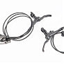 Тормоз Disk-brake передний (F160/R140мм)+задний (F180/R160мм) в сборе, диски 160мм, крепл. 6 болтов, чёрный