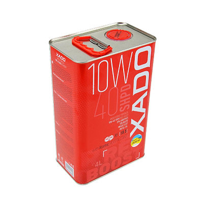 Масло автомобильное, 4л (10W-40SHPD . Red Boost , ж/б) (26249) ХАДО