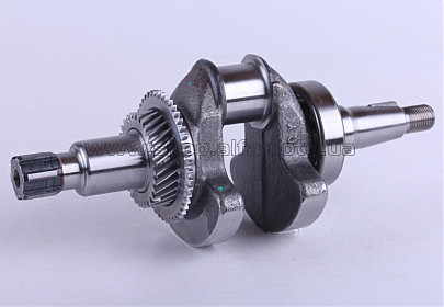 Коленвал м/б 177F (9Hp) (под шлицы, ?25mm) (c шестернями и подшипником) AMG