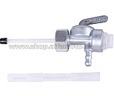 Кран топливный Delta (гайка ?12mm, штуцер 90*, резерв) AMG-3