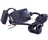 Зарядное устройство USB для моб телефонов (крепление на руль) AMG