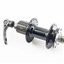 Втулка задняя MTB алюминиевая 14Gx36H под кассету 7зв, Disk-brake, крепл. эксцентрик, чёрная SF-A262R
