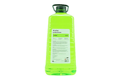 Жидкость  для чистки стекол -20°С (в бачок омывателя) "Лайм", зелёная 4L