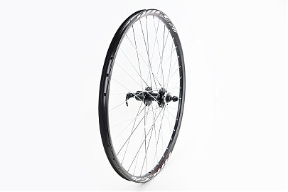 Колесо 26" заднє Disk-brake, обід "крапля" та втулка 14Gx36H алюмінієві, під касету 8-9зв, кріпл. ексцентрик, "RECE26"