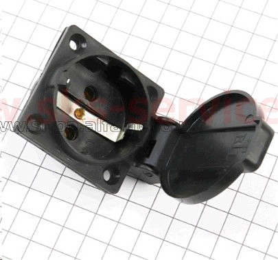 Розетка с крышкой бензогенератора 16A, 250V 2-3,5кВт AMG