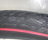 Велосипедная шина 26 * 1,75 (SA-225 Red strip) Delitire-Индонезия (#LTK)