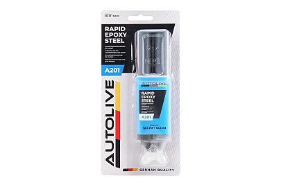 Клей двокомпонентний для металевих деталей "EPOXY-STEEL", 30g