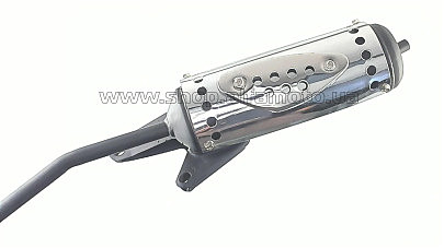 Глушитель 4T GY6 50 NAVIGATOR (в сборе) ST