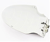 пластик - крыло переднее (задняя часть), матовый ЧЕРНЫЙ