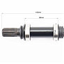 Каретка "шлицы BMX 8T-19мм" 150мм, 2 пром-подшипники (19*37*9), KL-06D (Spanish Type)