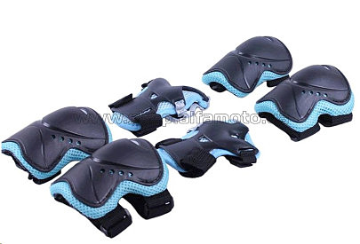 Щитки   (наколенники + налокотники + защита ладони) 6 шт детские, size M L10 AMG