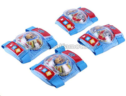 Щитки   (наколенники + налокотники + защита ладони) 4 шт детские, size  M L33 AMG